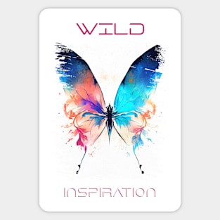 Butterfly Wild Nature Animal Colors Art Painting Sticker